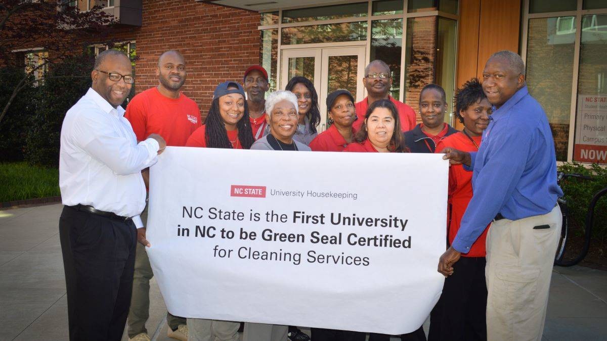 Green Cleaning is an Organization-Wide Effort at NC State
