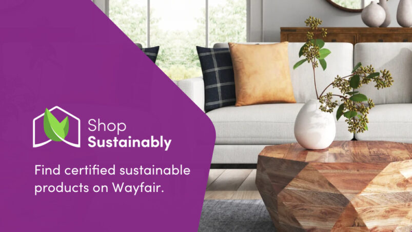 Wayfair's New Shop Sustainably Filter Highlights Green Seal-Certified Products
